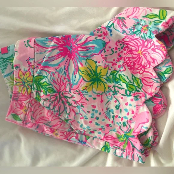 EUC Lily Pulitzer Shorts Size 00 - Picture 3 of 5